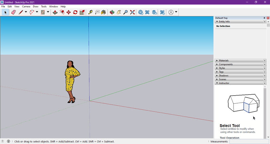 SketchUp Pro 2021 ล่าสุด (Win/macOS) โปรแกรมออกแบบบ้าน ฟรี