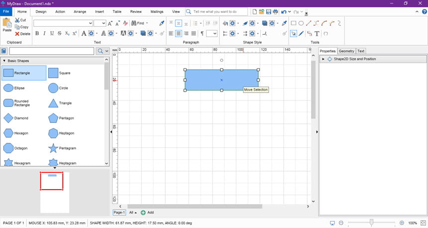 MyDraw 6 ล่าสุด โปรแกรมออกแบบไดอะแกรม