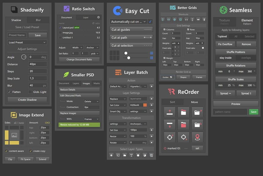 CreativeMarket – Photoshop Add-Ons Bundle by H3Design & BBTools ฟรี โปรแกรม