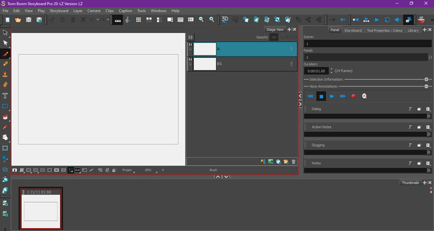 Storyboard Pro 20 ล่าสุด.1 (x64) โปรแกรมสร้าง Storyboard