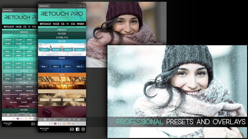 Retouch Pro 3 ล่าสุด พร้อม Mega Bundle ปลั๊กอินรีทัช Photoshop โปรแกรม