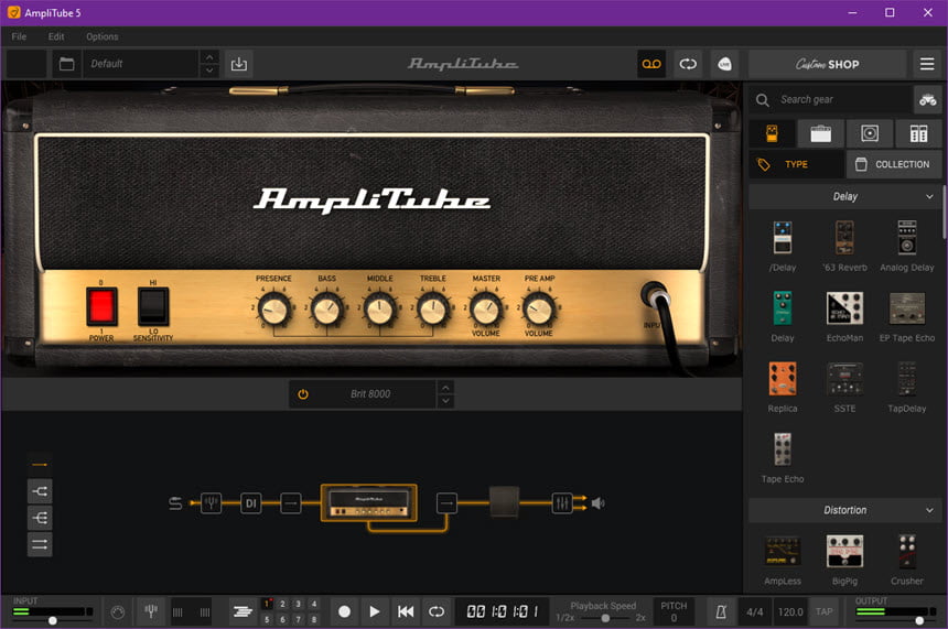 IK Multimedia AmpliTube 5 ล่าสุด ปลั๊กอิน VST จำลองแอมป์กีต้าร์ โปรแกรม