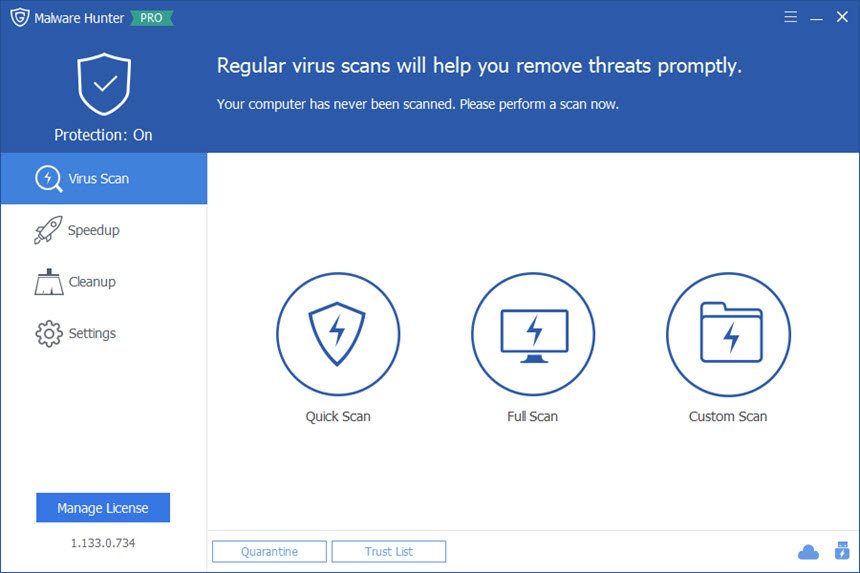 Glary Malware Hunter Pro 1 ล่าสุด โปรแกรมสแกนไวรัสและกำจัดมัลแวร์