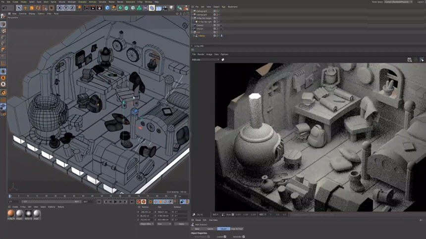 V-Ray 6 for Cinema 4D – 2023 ล่าสุด ปลั๊กอินเรนเดอร์ 3D โปรแกรม