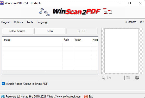 WinScan2PDF 9.77 โปรแกรมสแกนเอกสาร เป็น PDF ภาษาไทย