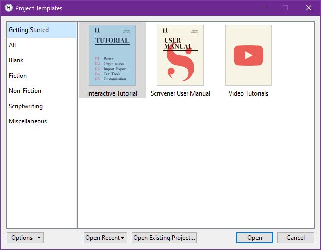 Scrivener 3 ล่าสุด โปรแกรมสำหรับนักเขียน