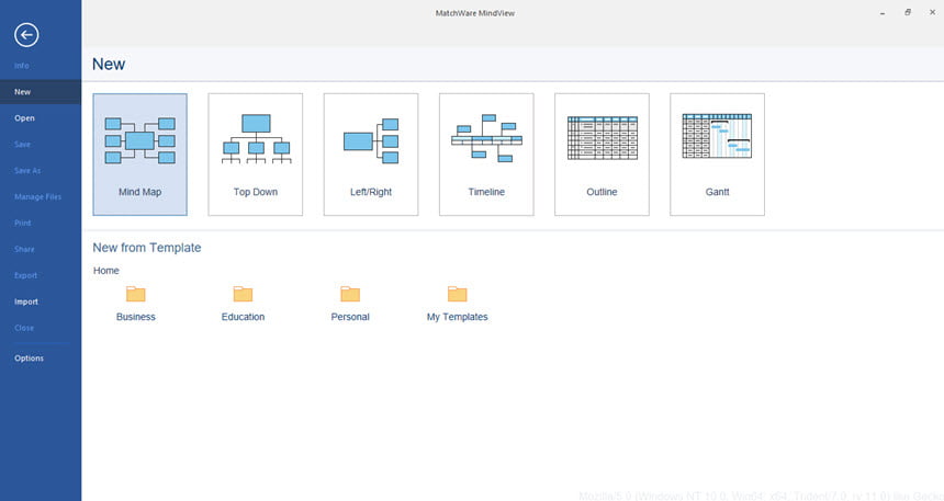 MatchWare MindView 9 ล่าสุด โปรแกรมทำ Mind Map