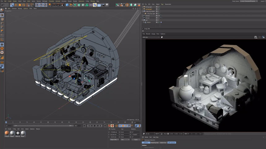 V-Ray 6 for Cinema 4D – 2023 ล่าสุด ปลั๊กอินเรนเดอร์ 3D โปรแกรม