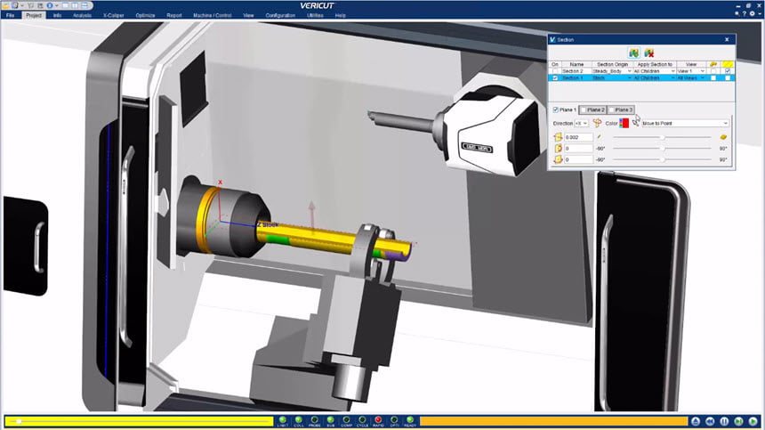 CGTech VERICUT 9 ล่าสุด (x64) โปรแกรม จำลองเครื่องจักรกล CNC ฟรี
