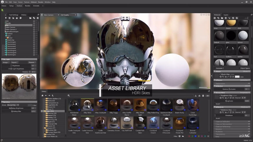 Marmoset Toolbag 4 ล่าสุด (x64) โปรแกรม เรนเดอร์ 3D , Texturing , และ Baking Tools ฟรี