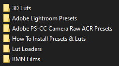 Riyazmn – LUTs and Presets Master Collection ชุดรวม LUTs และ Presets คุณภาพสูง สำหรับโปรแกรมตัดต่อวิดีโอ / แต่งรูป ฟรี โปรแกรม