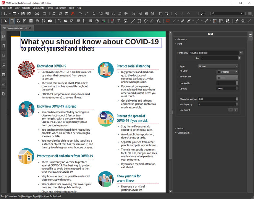 Master PDF Editor 5 ล่าสุด โปรแกรมจัดการและแก้ไขเอกสาร PDF