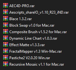 AESCRIPTS PLUGINS COLLECTION FOR AFTER EFFECTS JAN 2021 ฟรี โปรแกรม