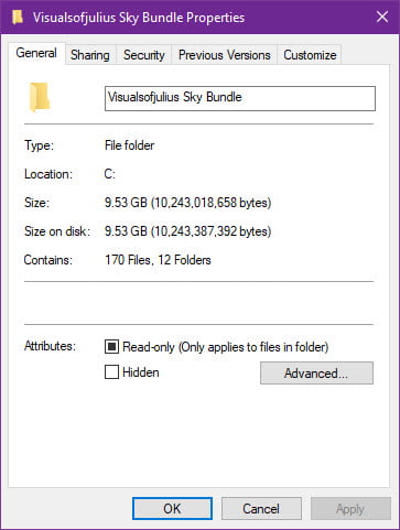 Visuals Of Julius – Sky Bundle For Photoshop ชุดรวม ภาพท้องฟ้า คุณภาพสูง สำหรับ Photoshop ฟรี โปรแกรม