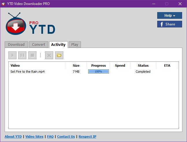 YTD Video Downloader Pro 5 ล่าสุด โปรแกรมดาวน์โหลด Youtube แปลงไฟล์ Youtube ฟรี