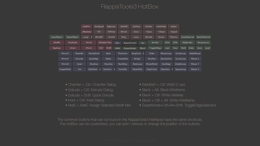 RappaTools for 3ds Max Advanced ToolBox MaxScript ปลั๊กอินเสริม 3DS MAX ฟรี ล่าสุด โปรแกรม
