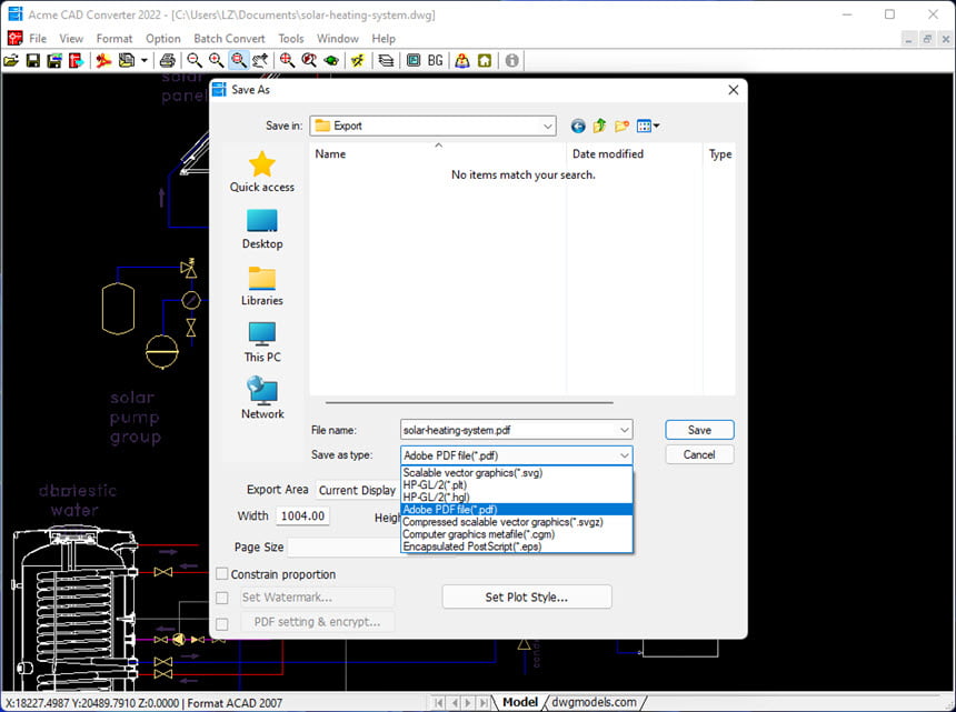 Acme CAD Converter 2023 ล่าสุด โปรแกรมแปลงไฟล์ CAD