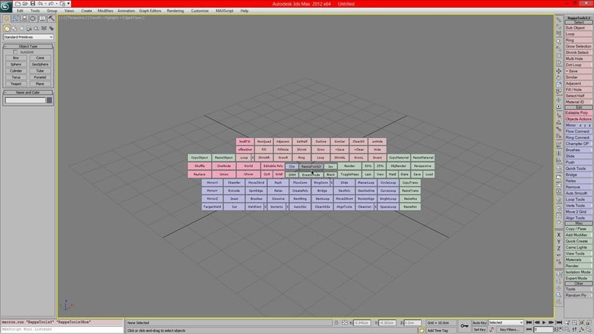 RappaTools for 3ds Max Advanced ToolBox MaxScript ปลั๊กอินเสริม 3DS MAX ฟรี ล่าสุด โปรแกรม
