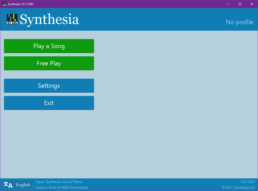 Synthesia 10 ล่าสุด โปรแกรมจำลองเปียโน ฝึกเล่นเปียโน