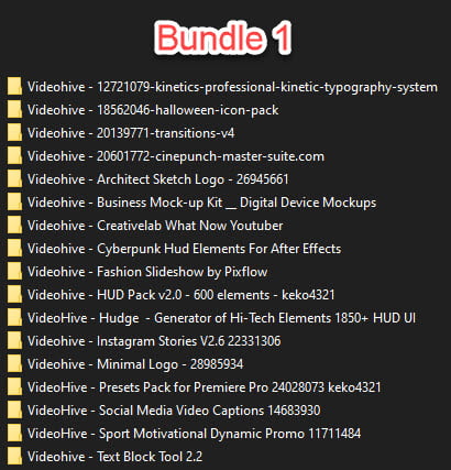 Videohive Bundle 1 & 2 Jan 2021 คอลเล็กชั่น Stock Footage , Video Effects คุณภาพสูง สำหรับ After Effects / Premiere Pro ฟรี โปรแกรม