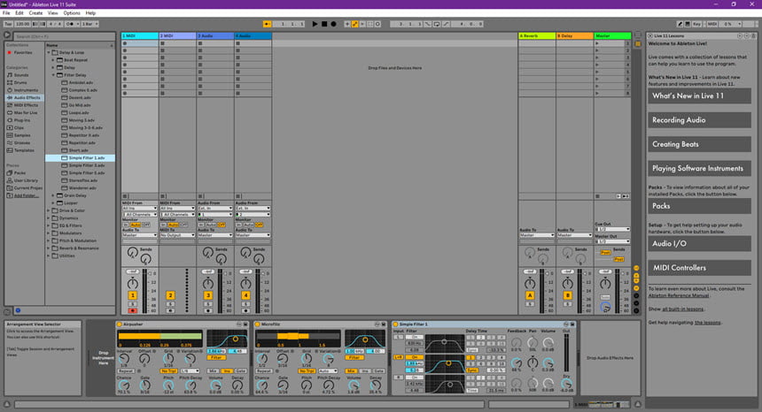 Ableton Live Suite 11 ล่าสุด โปรแกรมทำเพลง ตัดต่อเสียง