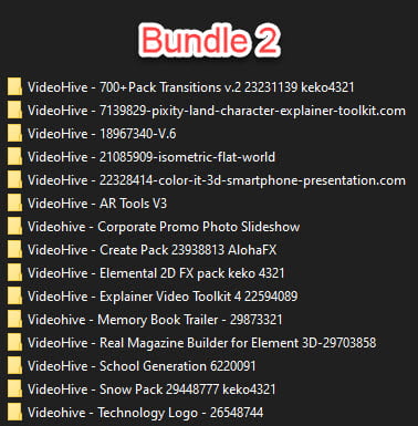 Videohive Bundle 1 & 2 Jan 2021 คอลเล็กชั่น Stock Footage , Video Effects คุณภาพสูง สำหรับ After Effects / Premiere Pro ฟรี โปรแกรม