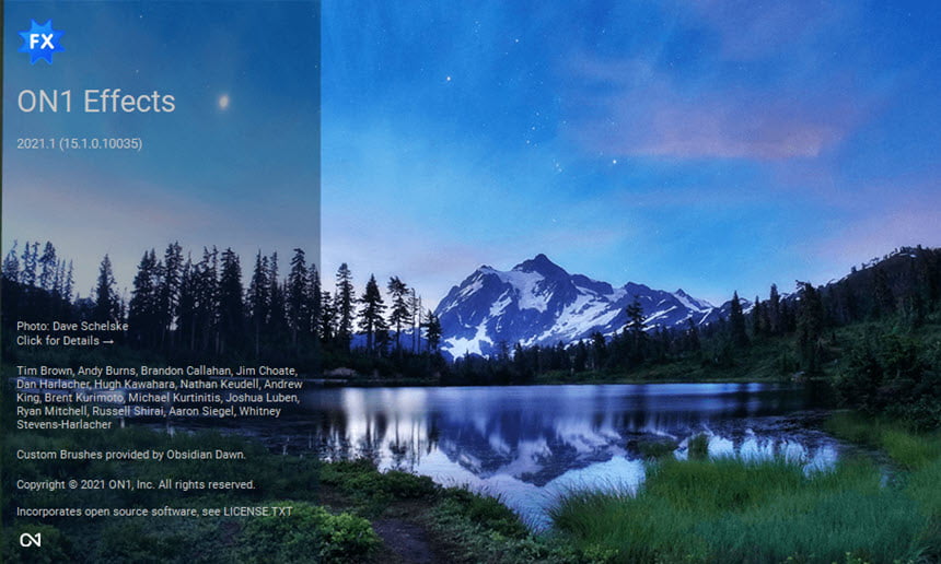 ON1 Effects 2021 ล่าสุด.1 (Win/macOS) โปรแกรมแต่งรูป ใส่ฟิลเตอร์ ฟรี