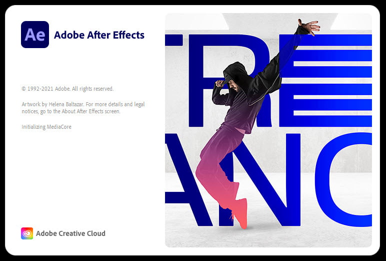 Adobe After Effects 2021 ล่าสุด (Win/macOS) โปรแกรมตัดต่อวิดีโอ สร้าง CG