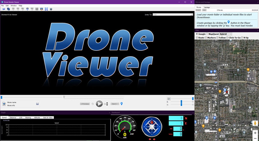 DroneViewer โปรแกรม ดูวิดีโอ Drone ฟรี ล่าสุด