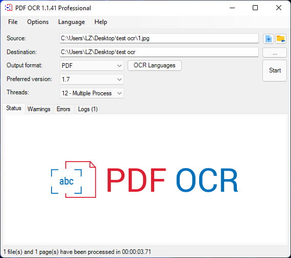 ORPALIS PDF OCR 1 ล่าสุด โปรแกรมถอดข้อความจากไฟล์ PDF / รูปภาพ