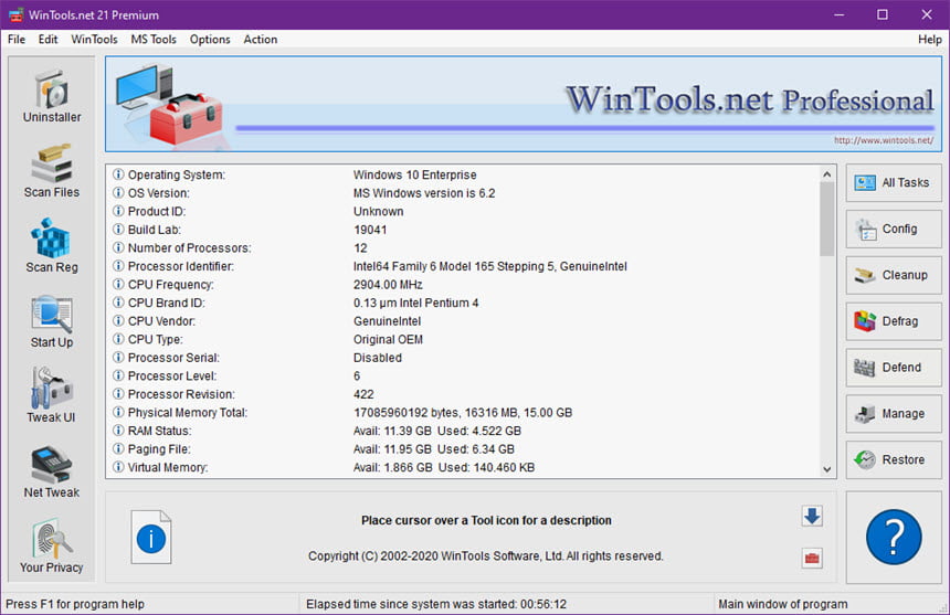 WinTools.net 26 ล่าสุด All Edition โปรแกรมเพิ่มประสิทธิภาพ PC