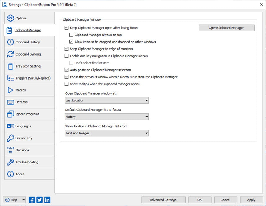 ClipboardFusion Pro 6.1 โปรแกรมจัดการคลิปบอร์ด
