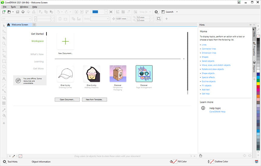 CorelDRAW Graphics Suite 2021 ล่าสุด.5 (x64) โปรแกรมออกแบบกราฟิก ฟรี