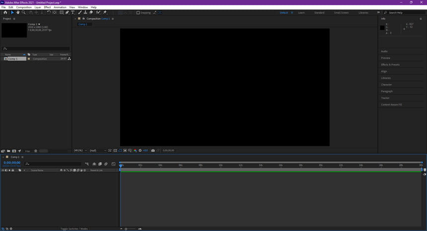 Adobe After Effects 2021 ล่าสุด (Win/macOS) โปรแกรมตัดต่อวิดีโอ สร้าง CG