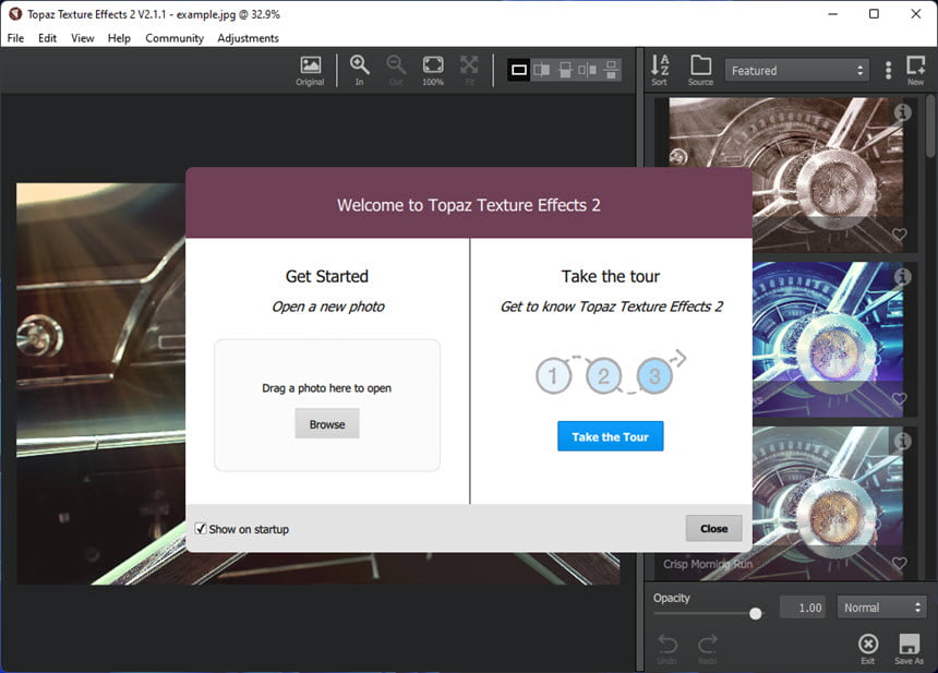 Topaz Studio 2 ล่าสุด พร้อม Texture Effects โปรแกรมแต่งรูป