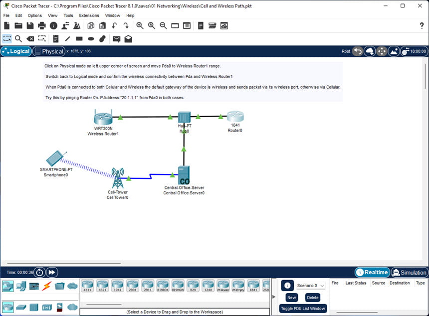 Cisco Packet Tracer 8 ล่าสุด โปรแกรมจำลองระบบเครือข่าย