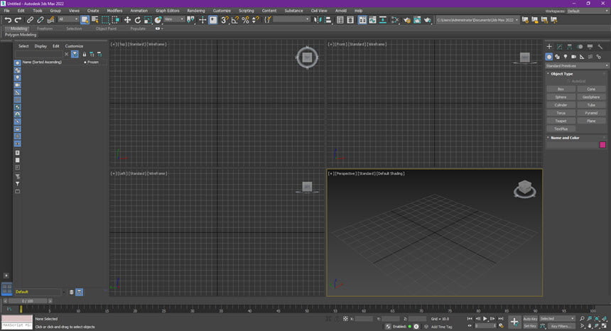 Autodesk 3DS MAX 2022 ล่าสุด (x64) โปรแกรมออกแบบ 3D ฟรี