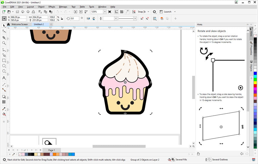 CorelDRAW Graphics Suite 2021 ล่าสุด.5 (x64) โปรแกรมออกแบบกราฟิก ฟรี