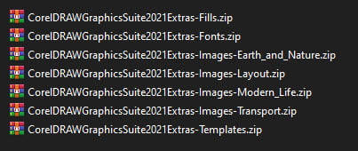 CorelDRAW Graphics Suite 2021 Content