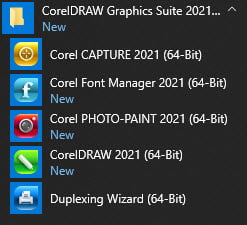 CorelDRAW Graphics Suite 2021 Includes