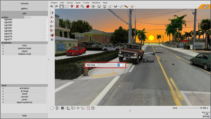 Virtual Crash 5.0 (x64) โปรแกรม จำลองอุบัติเหตุทางรถยนต์ 3 มิติ ฟรี