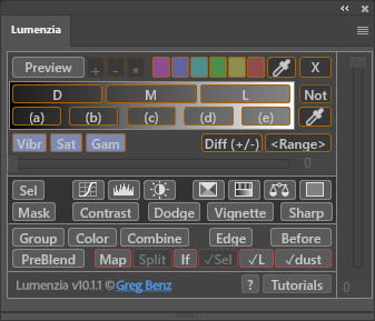 Lumenzia 11 ล่าสุด (Win/macOS) ปลั๊กอิน Masking Panel สำหรับ Photoshop โปรแกรม
