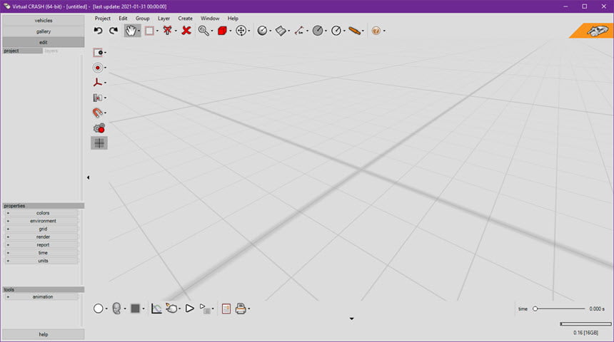 Virtual Crash 5.0 (x64) โปรแกรม จำลองอุบัติเหตุทางรถยนต์ 3 มิติ ฟรี