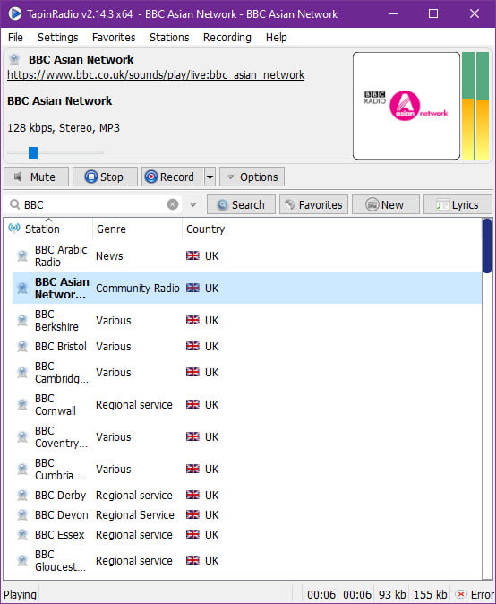 TapinRadio Pro 2 ล่าสุด โปรแกรมฟังวิทยุออนไลน์ ทั่วโลก
