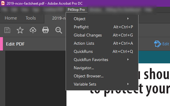 Enfocus PitStop Pro 2025 ล่าสุด (x64) ปลั๊กอิน Adobe Acrobat โปรแกรม