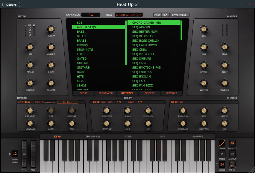 Initial Audio Heat Up 3 ล่าสุด ปลั๊กอิน VST Synthesizer โปรแกรม
