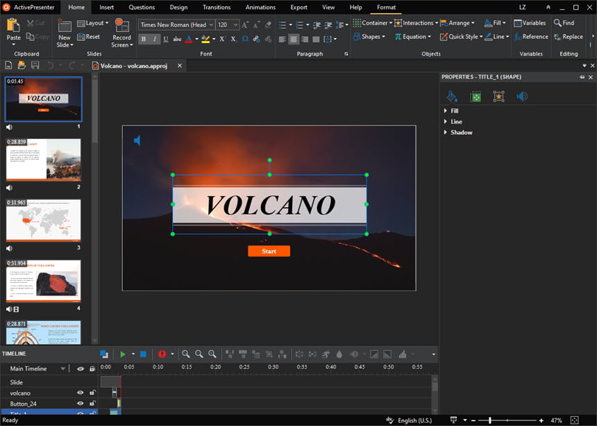 ActivePresenter Pro 10 ล่าสุด โปรแกรมสร้างงานนำเสนอ