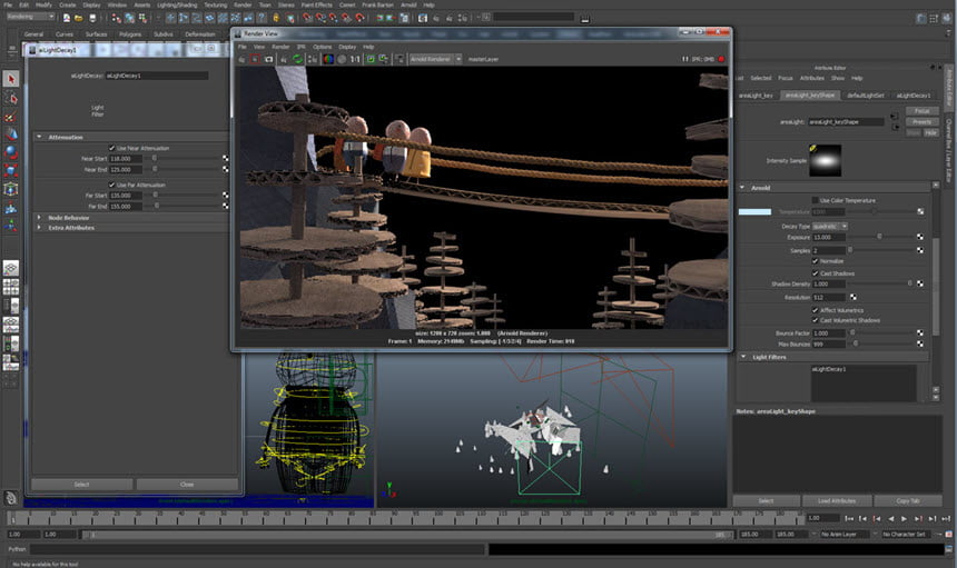 Arnold for Maya 2023 ล่าสุด-2025 ปลั๊กอินเรนเดอร์ สำหรับ Maya 2023-2025 โปรแกรม