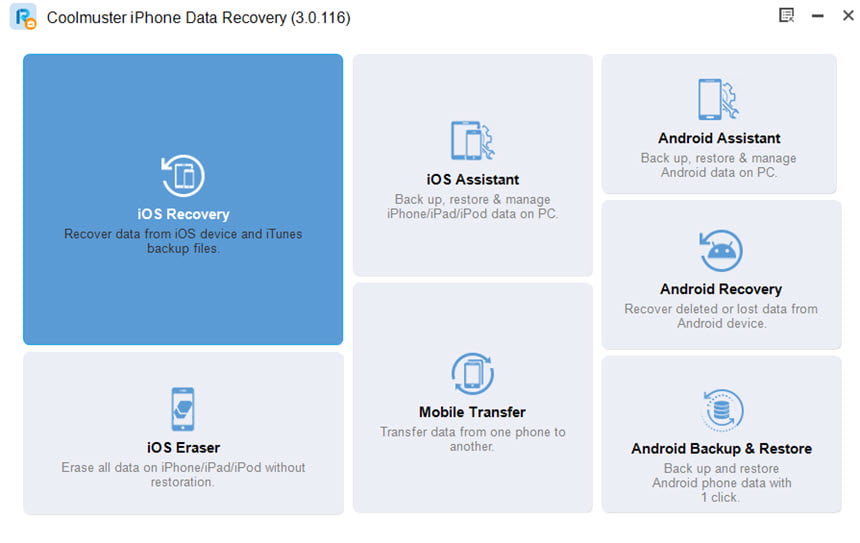 Coolmuster iPhone Data Recovery 5 ล่าสุด โปรแกรมกู้ข้อมูล iPhone