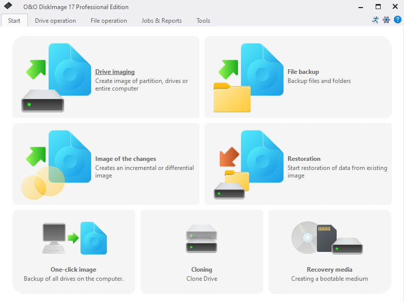 O& ล่าสุด;O DiskImage Premium 22 x64 โปรแกรมสำรองข้อมูลและอิมเมจดิสก์